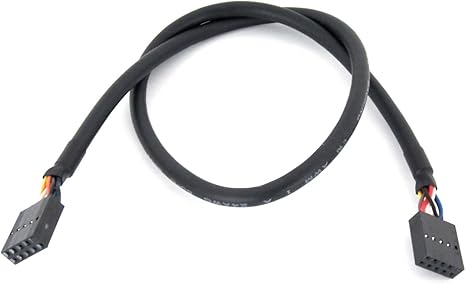 Amazon Com Micro Sata Cables Usb 2 0 Internal Motherboard Extension Cable 20 Computers Accessories