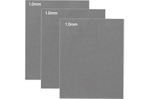 TKCBCD 1.0mm 15"x11.8"Non Asbestos Gaskets Materials Sheet Set – High Temp Gasket Material for DIY Exhaust Gasket Maker, Engine Gaskets, Oil Diesel Gasoline Seal Repair 3 Pack