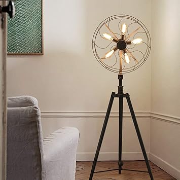 Amazon Com Cwj Floor Lamp Led Retro Floor Lamp Industrial