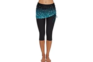 LEOPARTS Swimming Water Pants Skirted Swim Shorts Cropped Capri Surf Leggings Wetsuit Pants UV Boardshorts for Women