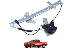 SHOWSEN 741-598 Rear Driver Side Power Window Regulator W/Motor Fit 2000-2004 Dodge Dakota 1998-2003 Dodge Durango Replacement 55256495AF 5073325AC