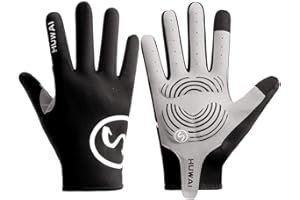 SUJAYU Padded Full Finger Cycling Gloves Mountain Bike Gloves, Breathable MTB Glove Racing Glove for Men Women