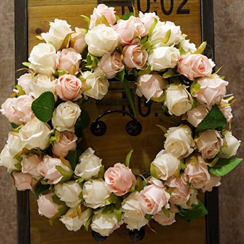 SogYupk Decorative Seasonal Front Door Wreath Handcrafted Wreath for Outdoor Display in Fall, Winter, Spring, and Summer