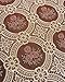 Simhomsen Vintage Burgundy Lace Tablecloth Embroidered Oval 60 × 84 Inch