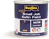 Rustins Small Job Satin Paint Oxford Blue 250ml