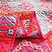 Exclusivo Mezcla 100% Cotton 3-Piece Multicolored Boho Paisley Full/Queen Size (92x88 Inch) Quilt Set as Bedspread/Coverlet/Bed Cover/Comforter- Lightweight, Reversible& Decorative, Pink