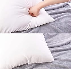 QUBA LINEN 18 x 18 Throw Pillow Insert - Pack of 2