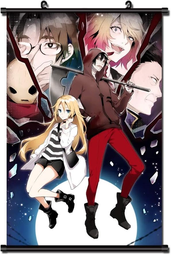 MxdzaMxdza Japanese Anime Angels of Death Ray Fabric Painting Wall Scroll Posters for decorative 40x60CM