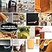 PREMIUM QUALITY- The ONLY Pack of 182 bundle Felt Furniture Feet pads-FREE 50 Non Slip Noise Dampening Bumper Pads Rubber-Self Stick Adhesive for Hardwood laminate Wood floor and other by Fine Clutter