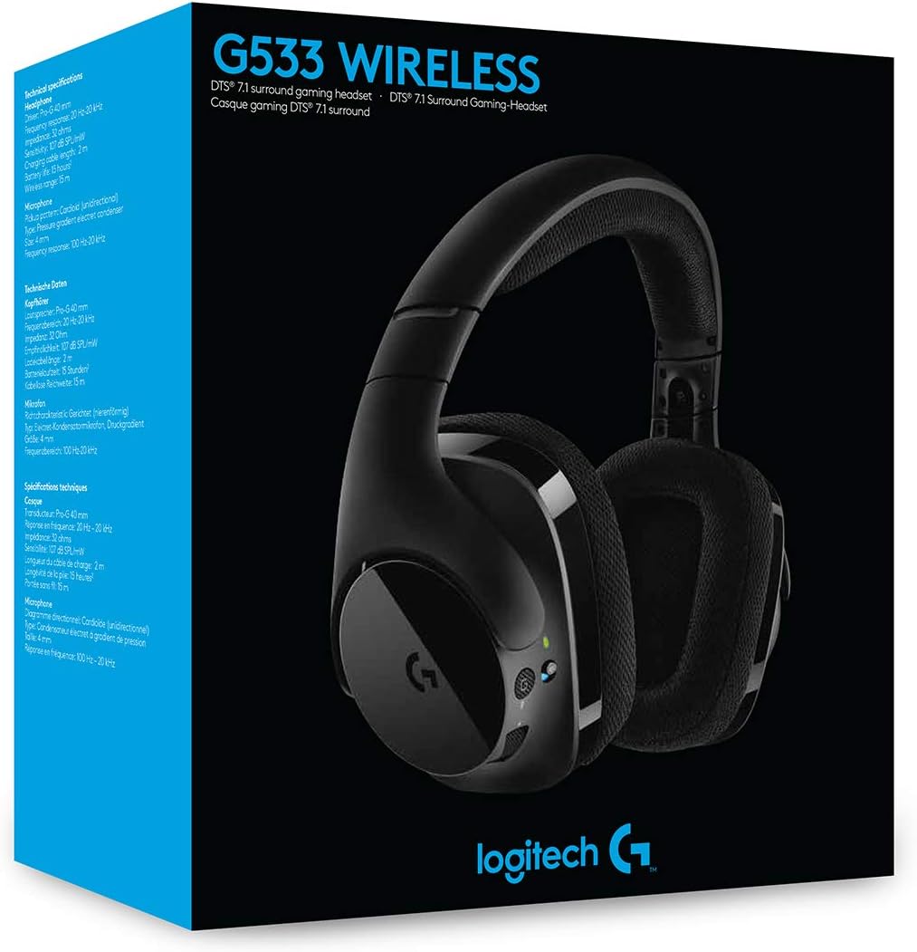Logitech G533 Auriculares Gaming Inalámbricos