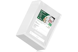 Bonsenkitchen Vacuum Food Sealer Bags 200 Quart 8" x 12", BPA Free, Commercial Grade Textured Food Vacuum Sealer Bag, Thick E