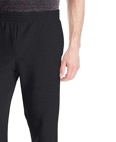 Fruit of the Loom Men's Fleece Sweatpants, Black, Medium in Kuwait