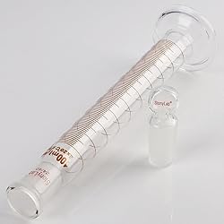 stonylab Measuring Cylinder with Stopper, 100 ml