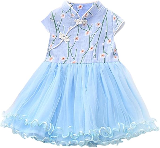 Girls Summer Dress,for 03 Years Old,Baby Infant Cute Floral Tutu