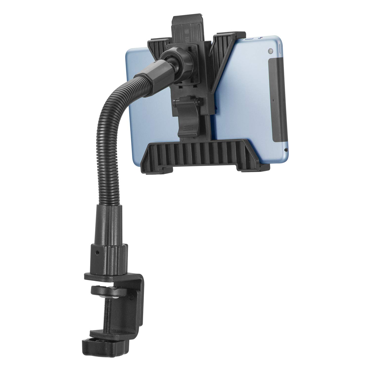 iBOLT TabDock FlexPro Clamp- Heavy Duty C-Clamp mount for all 7" - 10" tablets (iPad, Nexus, Samsung Galaxy Tab) For Desks, Tables, Wheelchairs, Carts, etc : Great For Homes, Schools, and Offices