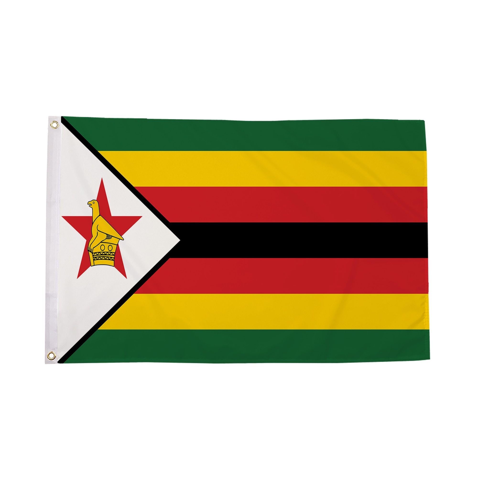 Flagtex Zimbabwe Flag 5ft x 3ft (150cm x 90cm)