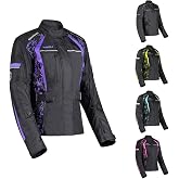 PANDA CYCLE GEAR Motorcycle Women Biker Jacket All Weather Enduro ATV Dual Sports Touring Adventure CE Armored Riding Jackets