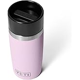 YETI Rambler 12 oz Travel Bottle, Stainless Steel, Vacuum Insulated with Leakproof Commuter Cap, Cherry Blossom