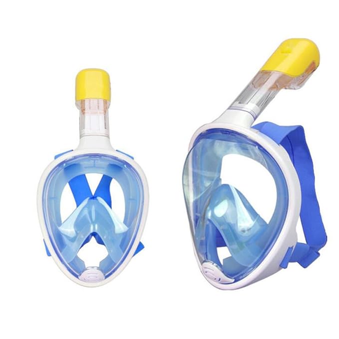 Snorkel Mask Full Face 180°View with Free Breath