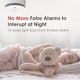 WISUALARM Smoke Alarm 10-Year Battery 2-Pack EN14604 Certified view 3
