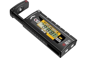 Battery Checker Tester - Household Battery Checker - Digital Display Electrical Monitor Analyzer Tester Meter for Home Office