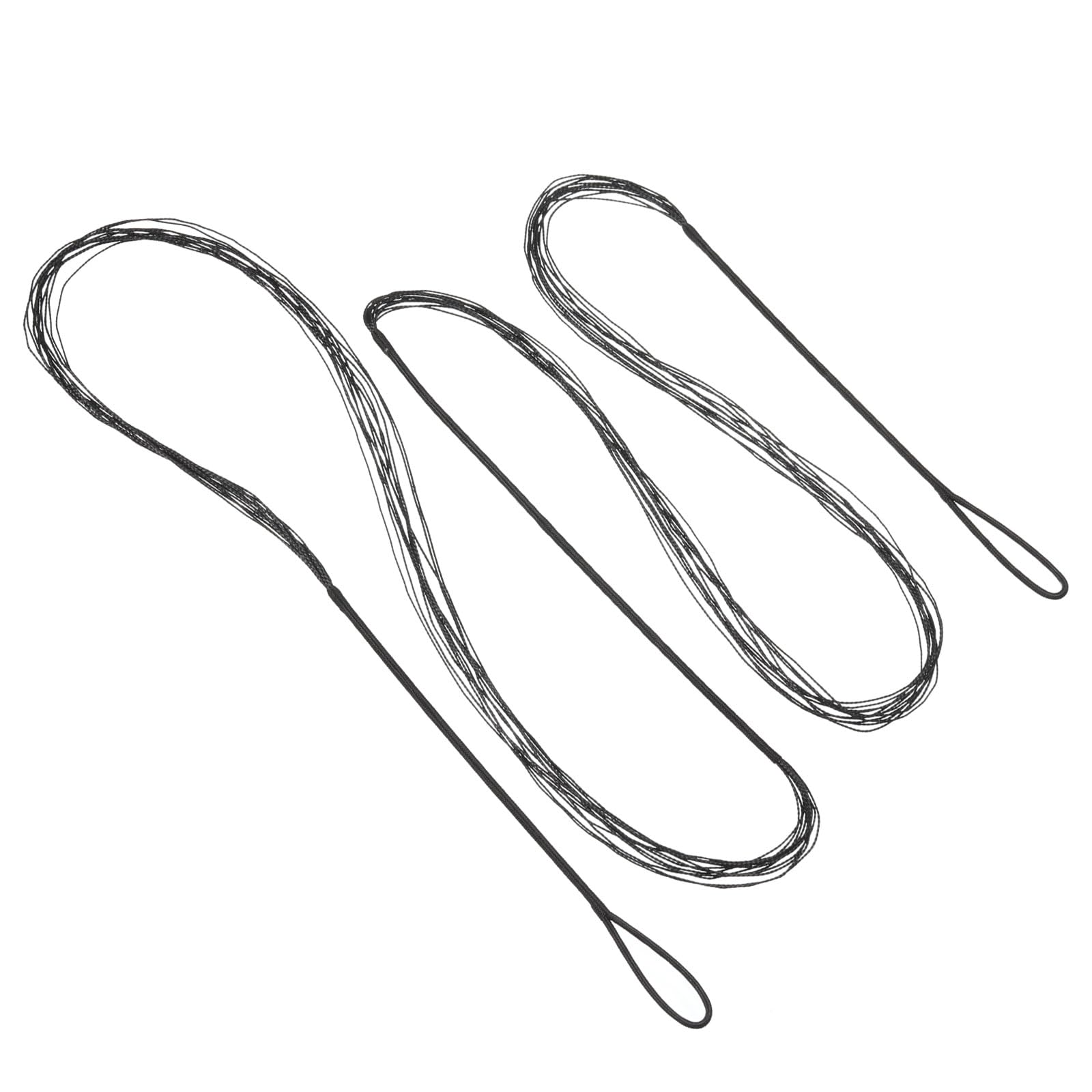 PATIKIL Bow String Replacement,12 Strands Recurve Bowstring for AMO 67" Traditional Recurve Bow, Black