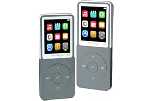 GOPOSOO Mp3 Player with Bluetooth,Classic Portable Walkman Mp3 & Mp4 Players,HiFi Sound Music Player with SD Card Slot/Photo Viewe/Video Play/FM Radio/Recorder/E-Book for Kids,Long Battery Life White 64GB