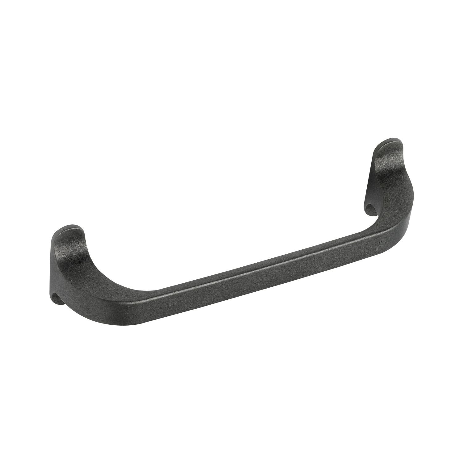 Furnipart Locker LA Handle 128 mm Antique Furniture Handle Width 140 mm Die-Cast Zinc Antique Grey
