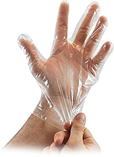 NUVO MEDSURG Disposable Transparent Gloves - Pack of 100
