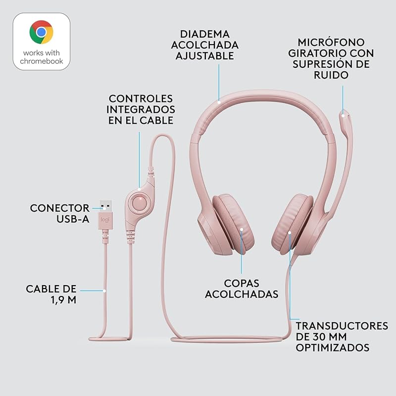 H390 Auriculares con Cable para PC/Portátil