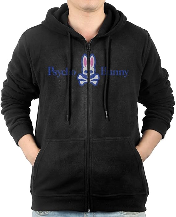 Mens Psycho Bunny Men's Slim Fit Zip-up Hoodies Fleece Sweatshirts JacketMedium: Amazon.ca 