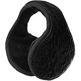 Oweisong Knit Ear Muffs for Winter Unisex Warm Ear Covers Men Women Foldable Ear Warmers Winter Accessories
