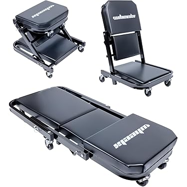 Amazon.com: WheelX Mechanic Creeper 40inches 3-in-1 Z Seat 480lbs
