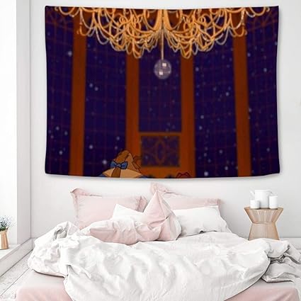 Amazon Com Disney Collection Tapestry Beast Beauty