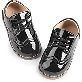 Casazoe Boys Girls Oxford Wedding Dress Shoes Classic School Uniform Flats Formal Casual Loafer for Toddler Little Kid
