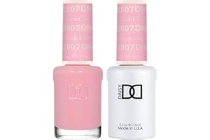 DAISY DND duo - gel polish and nail polish, shades of pink
