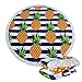Large Round Picnic Mat Beach Towel Blanket with Tassels Ultra Soft Super Water Absorbent Multi-Purpose Towel 59 inch across Multifunctional Purposes Blanket, Wash machine easy wash (20 Pineapple)