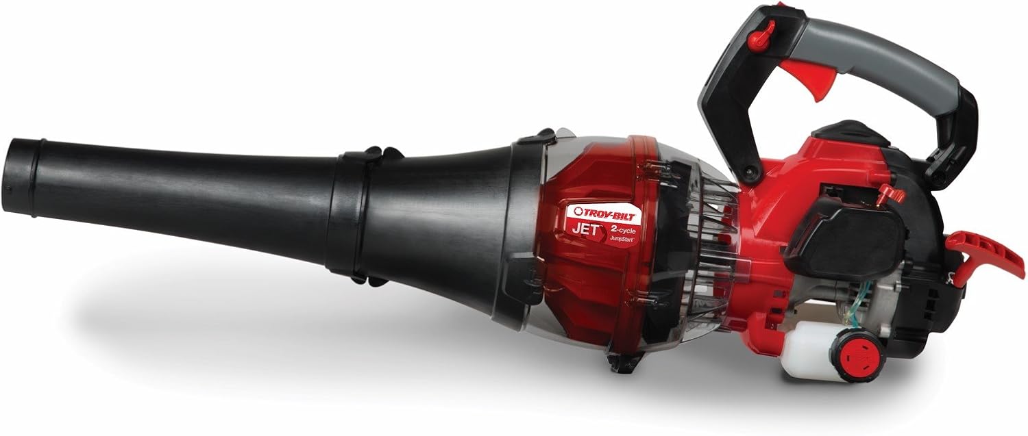 Amazon Com Troy Bilt Tb2mb Jet 27cc 2 Cycle Gas Leaf Blower Garden Outdoor