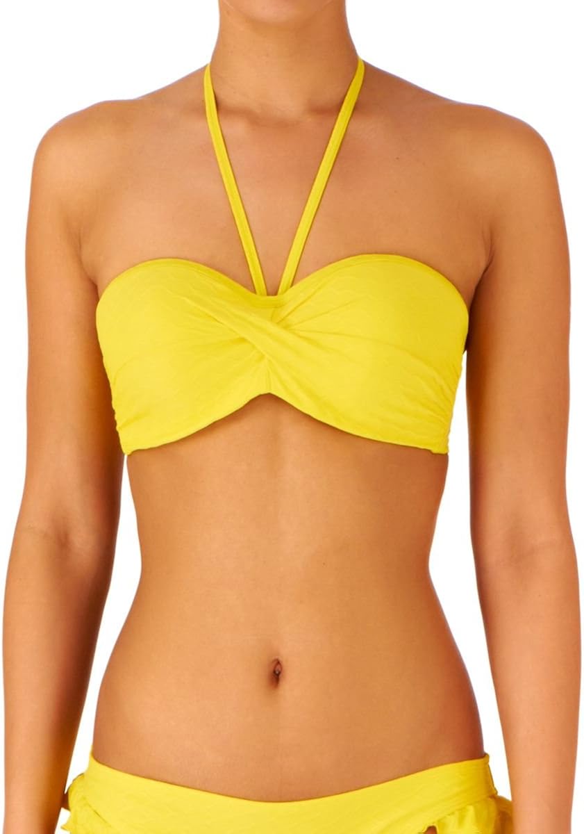 yellow bikini underwire