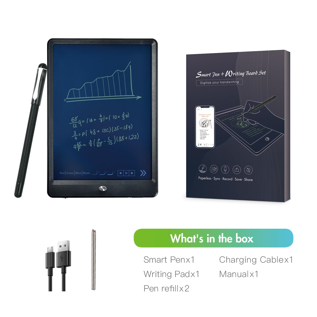 Smart Notepad Drawing Mua Grehge Digital Smart Pen + Small Notepad, Real-time Sync for ...