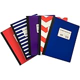 Norcom Composition College Ruled Notebook - Random Colors (Pack of 5)