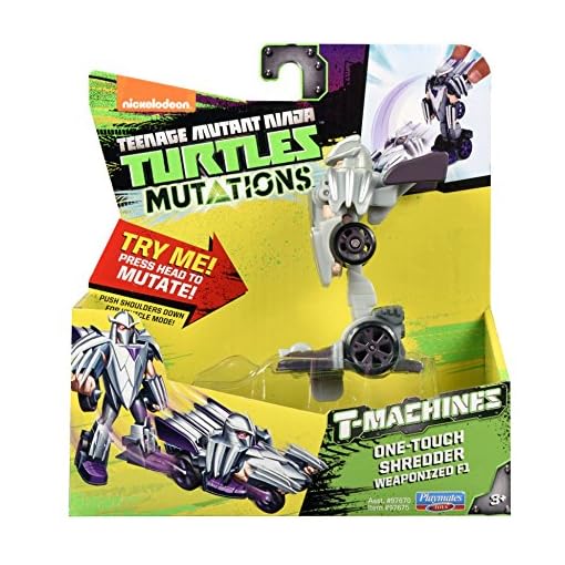 Teenage Mutant Ninja Turtles T-Machines Shredder Weaponized F1 One Touch Mutation Vehicle - Image 6