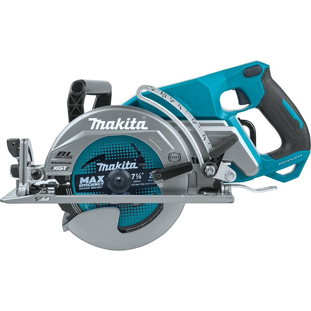 MAKITA 40V MAX XGT BRUSHLESS Cordless Rear Handle 7-1/4 in. Circular Saw Tool ONLY GSR01Z