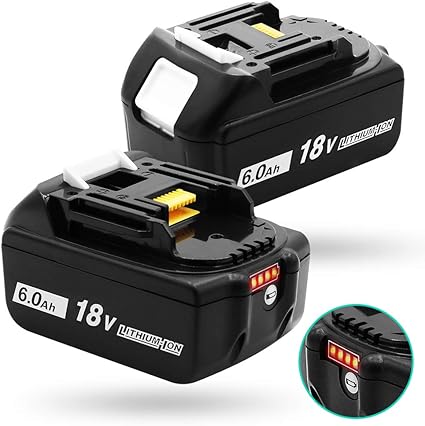 Amazon Bl1860bマキタバッテリー マキタ18v 6 0ahバッテリー互換 残量表示付き 大容量6 0ah Led残量表示 自己故障診断 高品質なセル搭载 Bl1815 Bl10 Bl1840 Bl1850 Bl1850b Bl1840b Bl10b 対応 全新高品質セル採用 Pse認証取得済み 一年品質保証 2個セット 無料