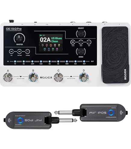 Amazon.com: MOOER GE150 Portable Multi Effects Pedal with