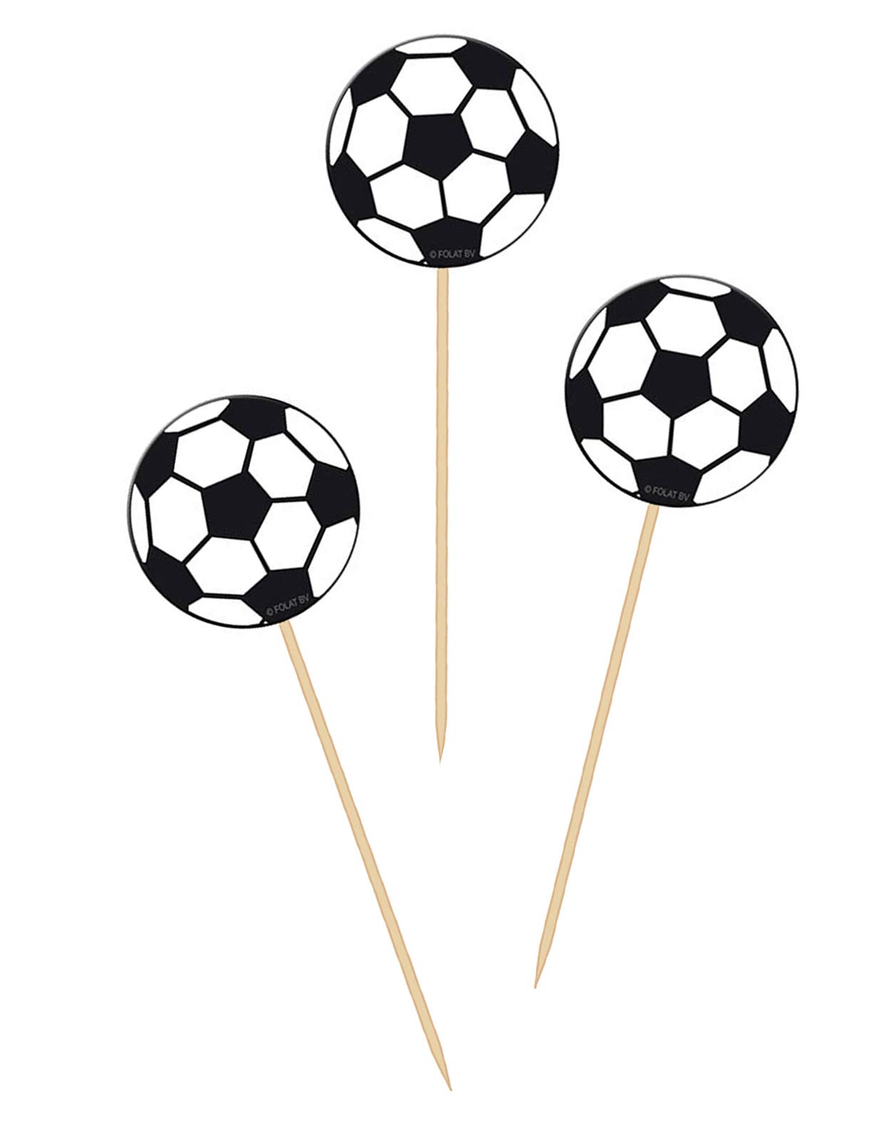 Folat 26224 Fußball Football Party Pickers, Multi Colors, Standard Size