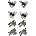 Blum 3/4" Overlay Face Frame Hinge and Mounting Plate Combo (4 Hinges + 4 Plates)