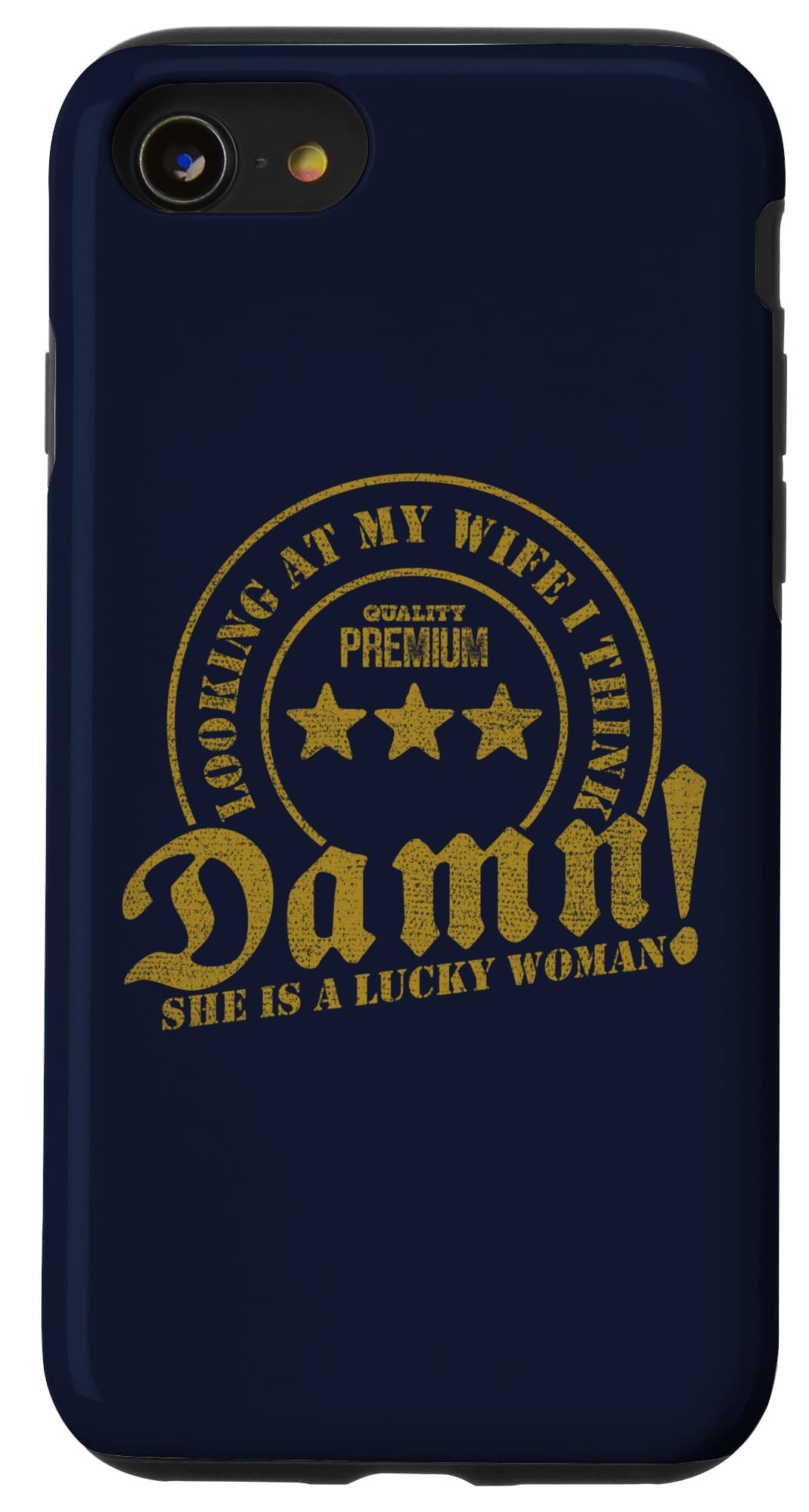 iPhone SE (2020) / 7 / 8 Joke Sarcastic Dad Military Present For Husband From Wife Case