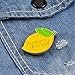 Comelyjewel Lemon Enamel Brooch Pin Backpack Hat Bag Accessory Badge Jewellery- Slightly Bitter Useful and Practical