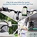 Bike Phone Mount, HoMii Phone Holder for Bike with Triangular Shape Arms to Keep Phones Safe (One-Handed Operation, 360 Degree Rotation, fits Bicycles, Motorbikes, Scooters & Prams)